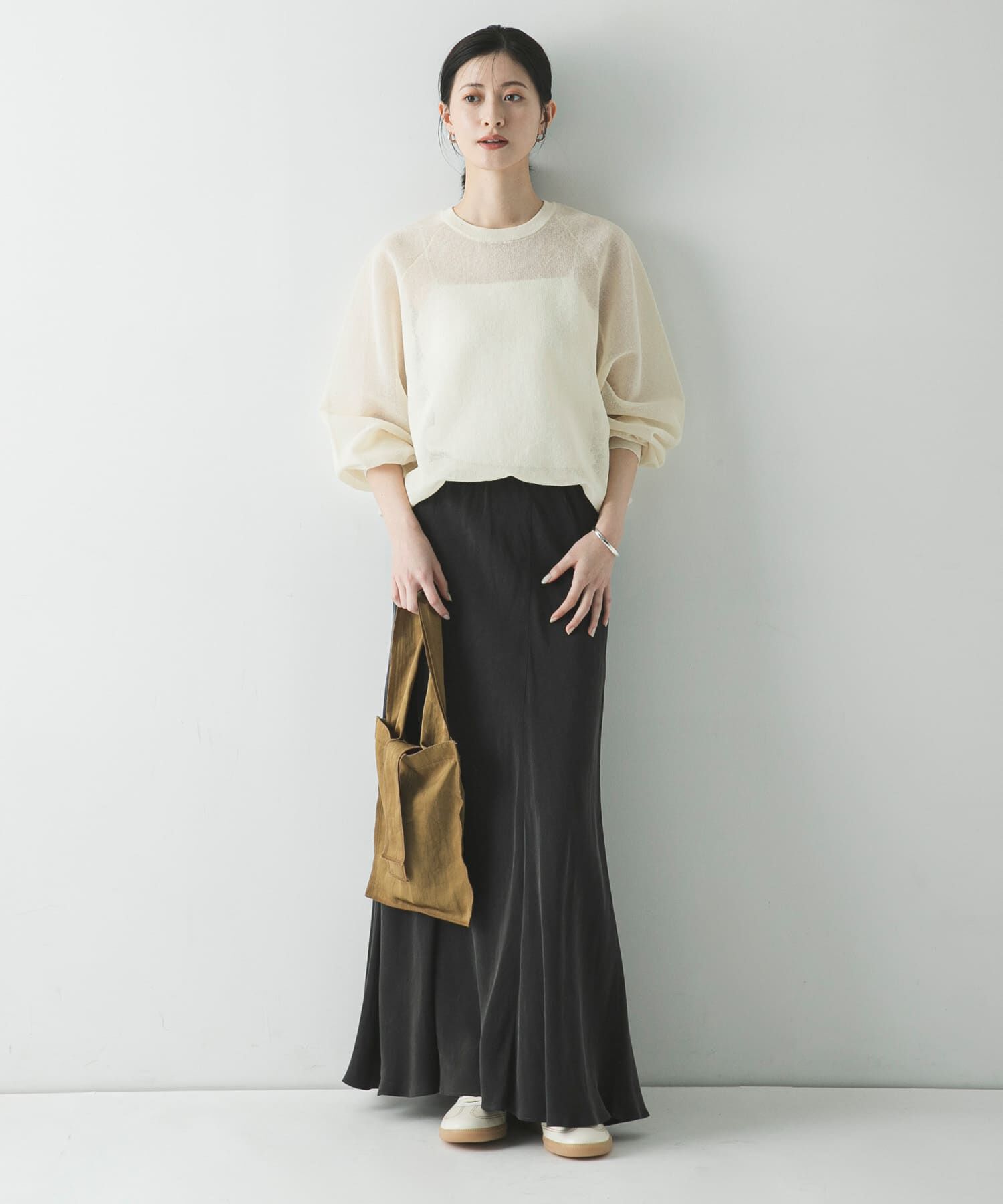 URBAN RESEARCH「キュプラバイアススカート」|スカート|