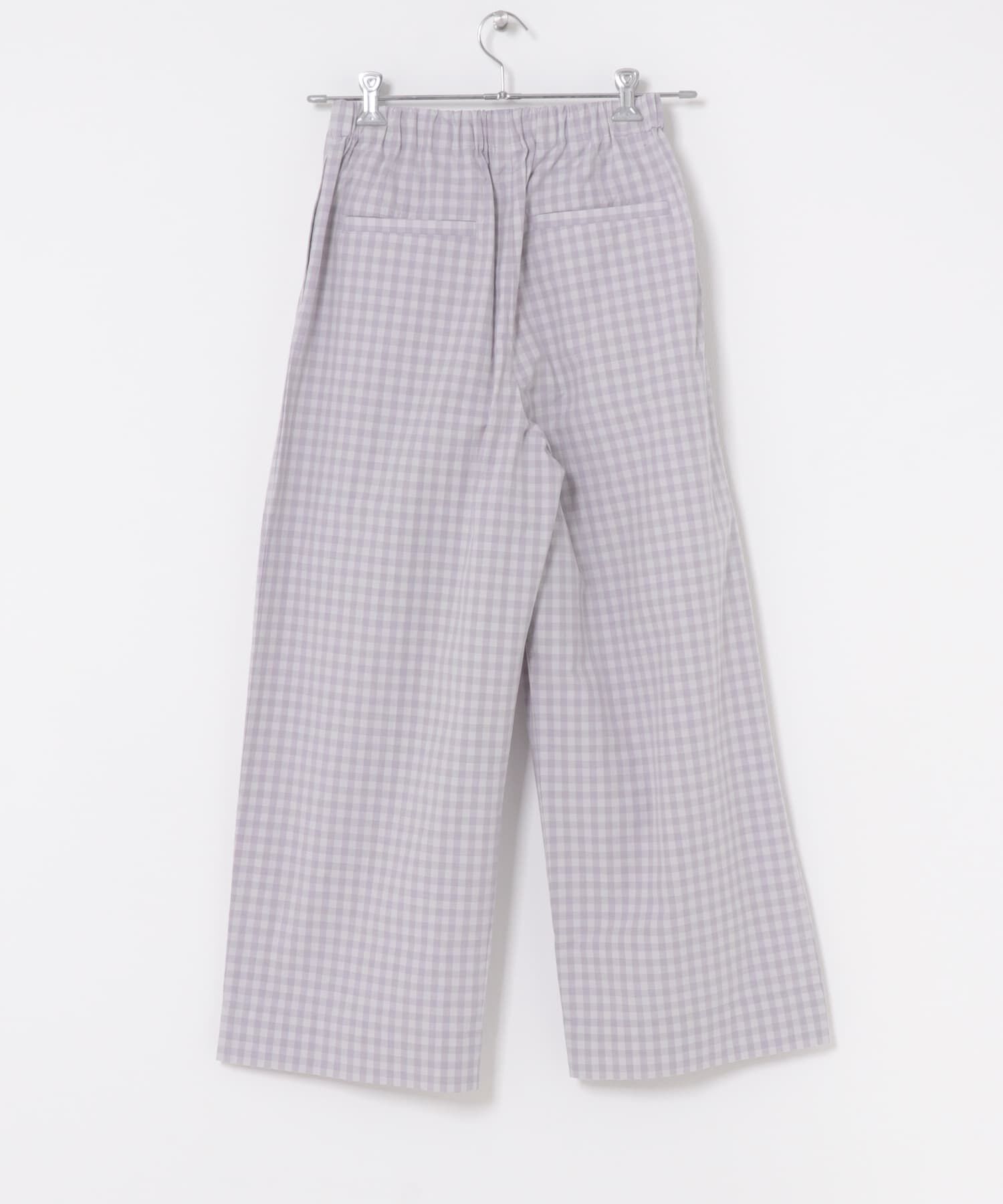 かぐれ「ギンガムタックワイドパンツ」|その他|