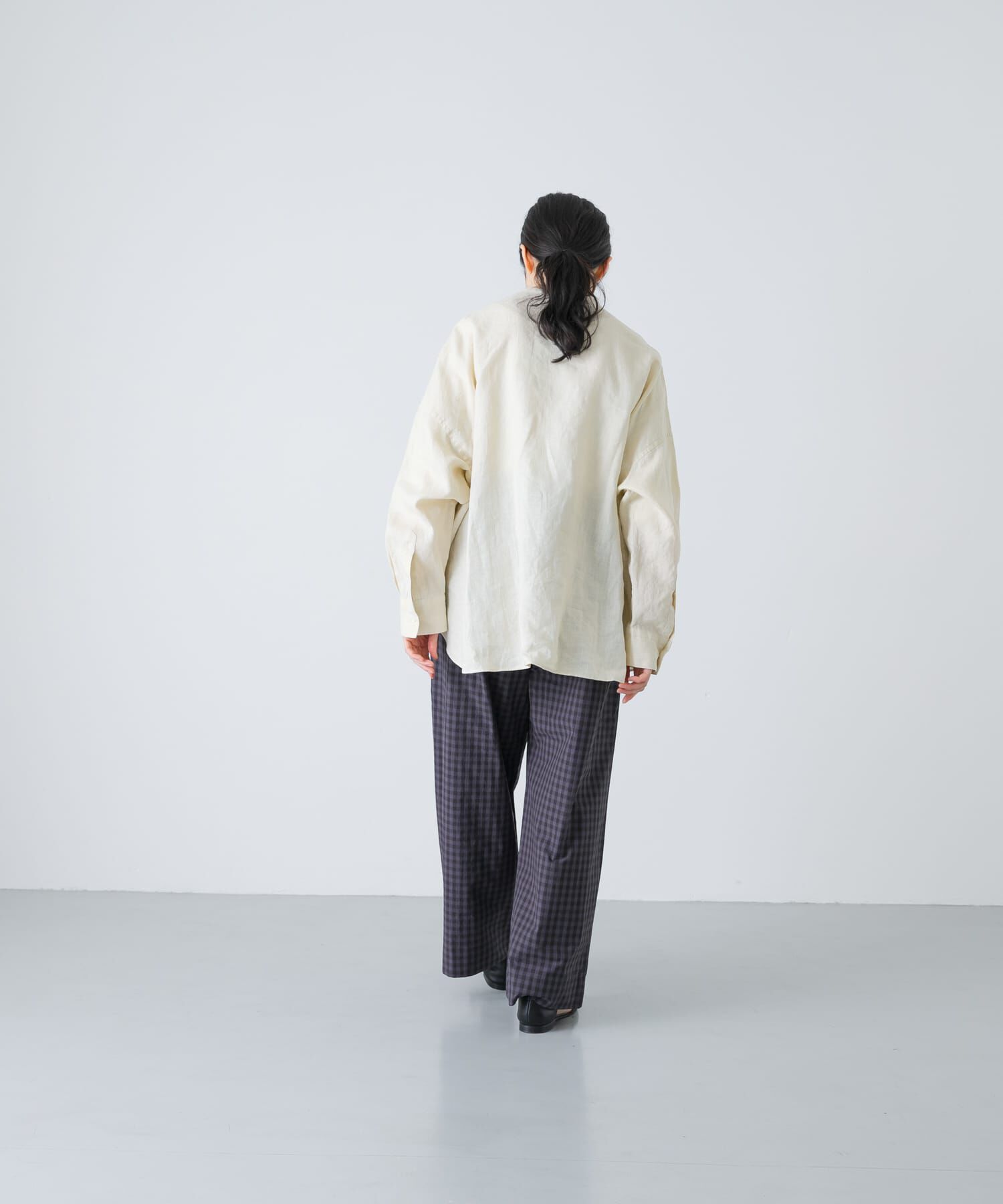 かぐれ「ギンガムタックワイドパンツ」|その他|