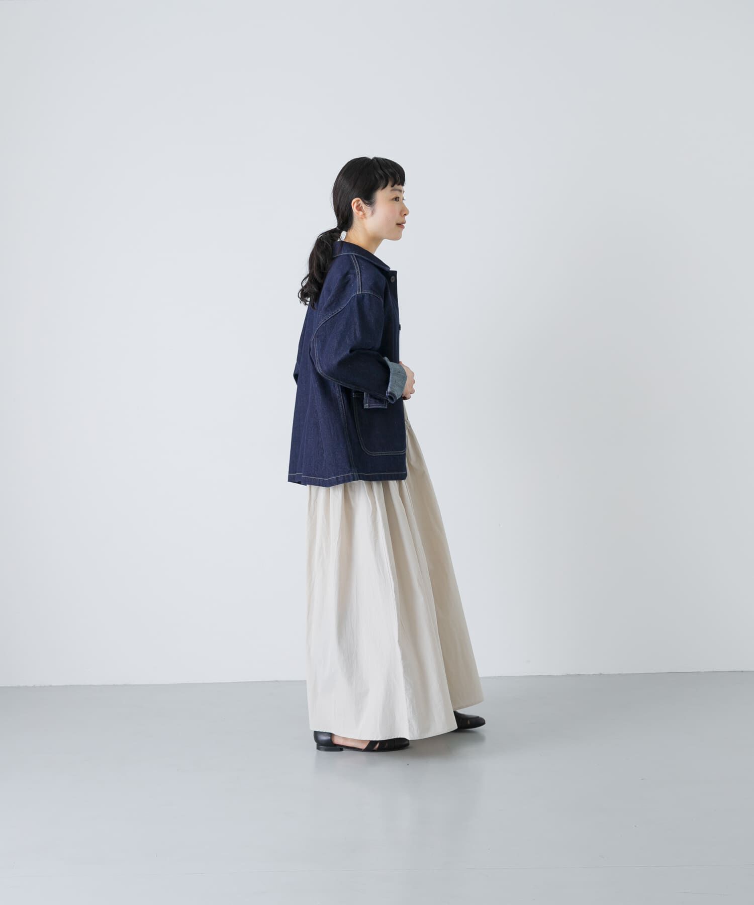 かぐれ「タイプライターギャザーワンピース」|ワンピース|