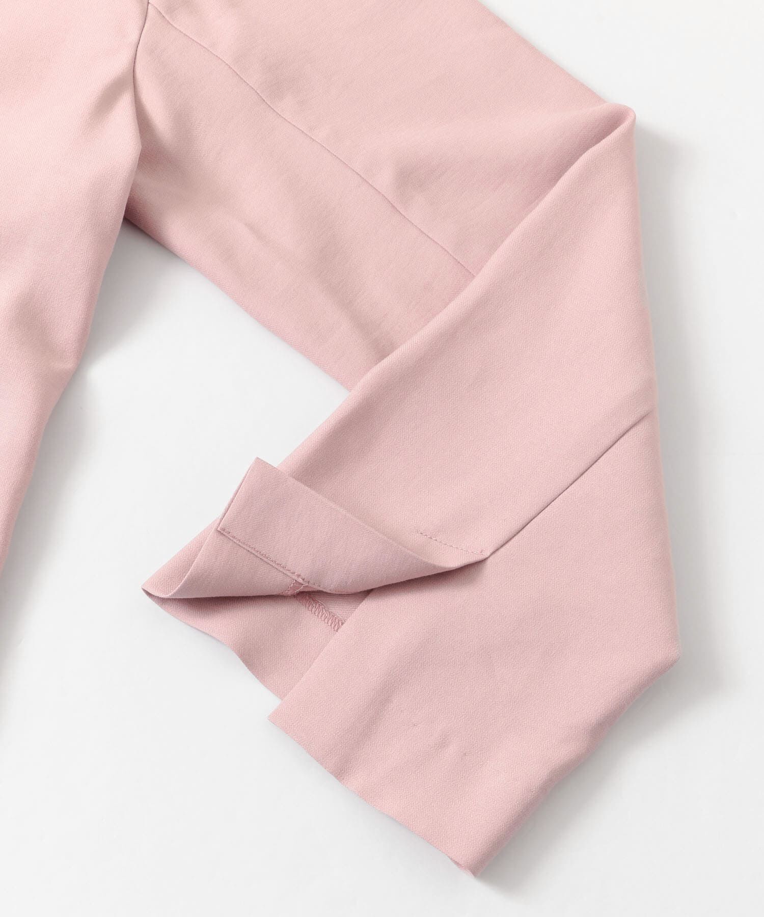  「レイヤードフーディーコート」|ノーカラーコート|