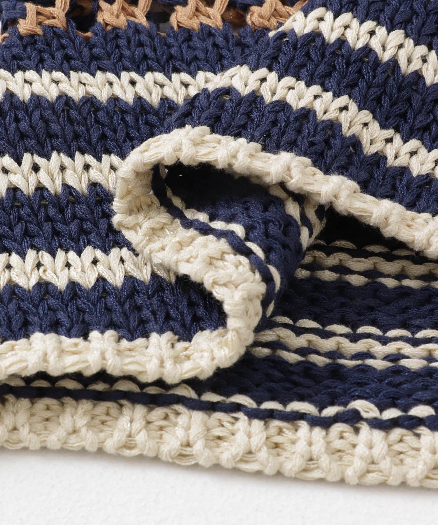  「2WAYボーダーベスト」|ニット・セーター|