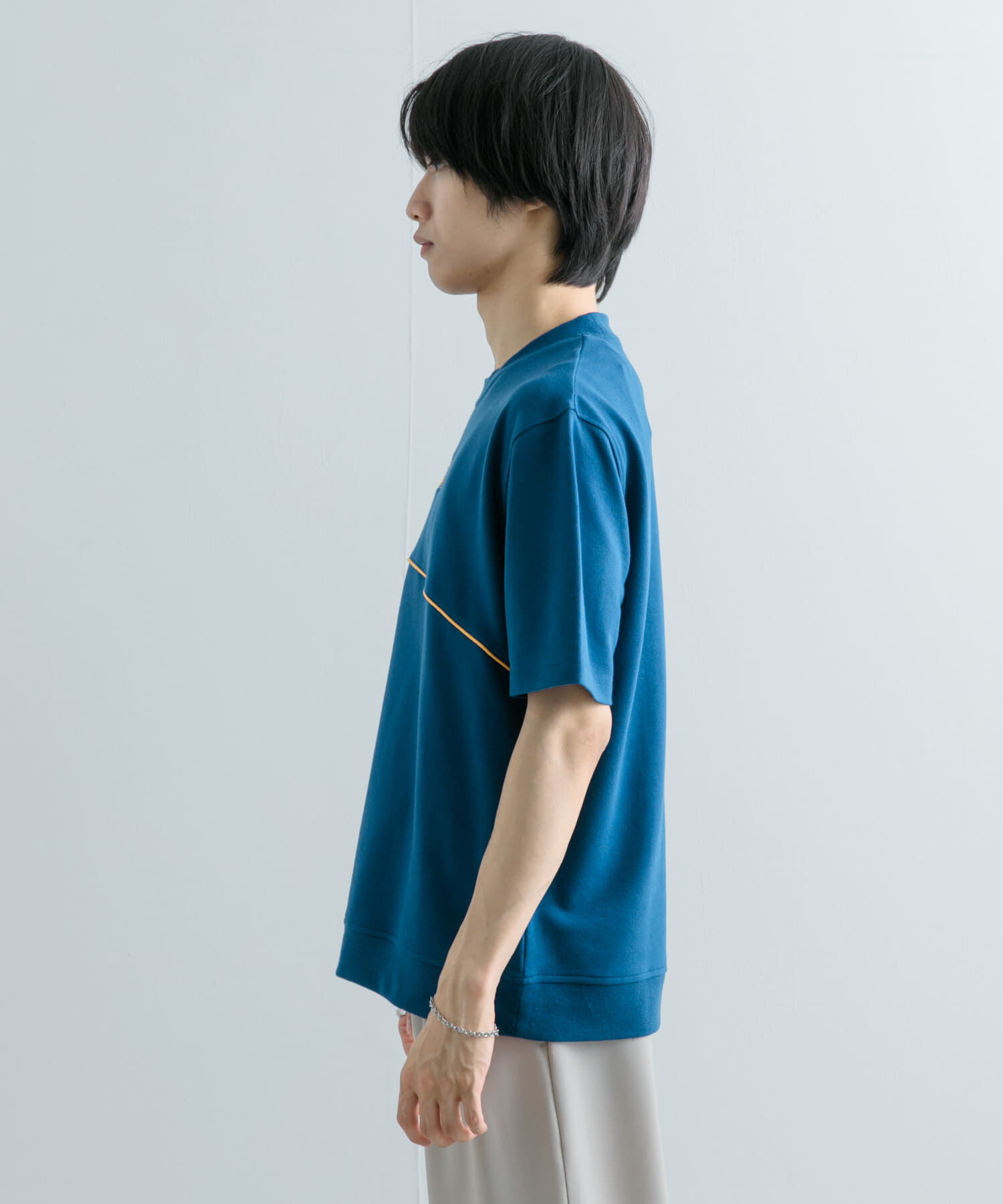 SENSE OF PLACE by URBAN RESEARCH「ブロックドデザインTシャツ(5分袖)」|Tシャツ・カットソー|