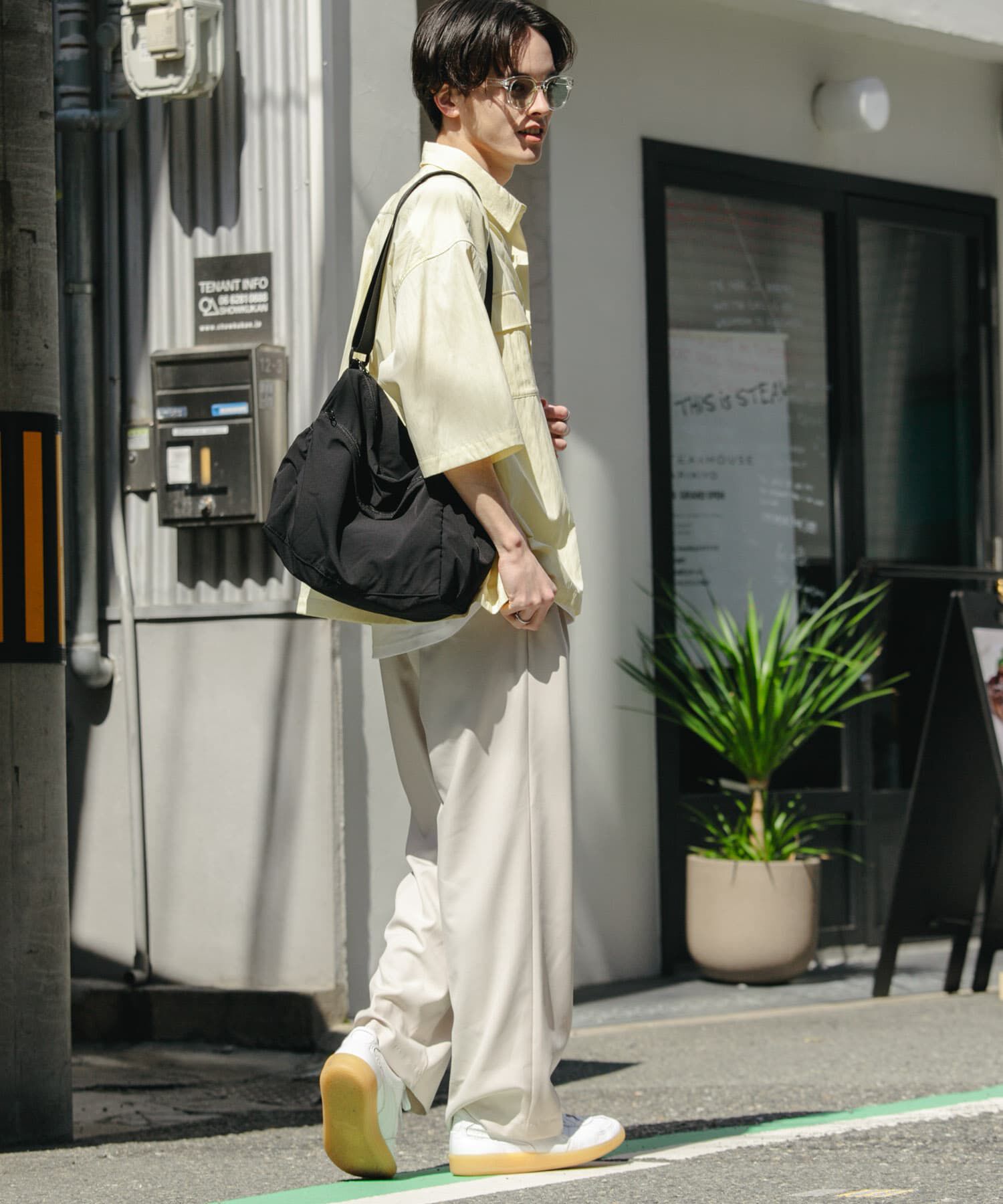 SENSE OF PLACE by URBAN RESEARCH「ワッシャーナイロンショートスリーブシャツ」|シャツ・ブラウス|