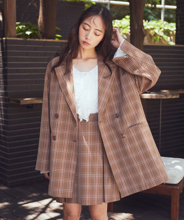 earth music&ecology「ビット付きミニスカート」|スカート|