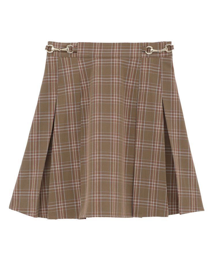 earth music&ecology「ビット付きミニスカート」|スカート|