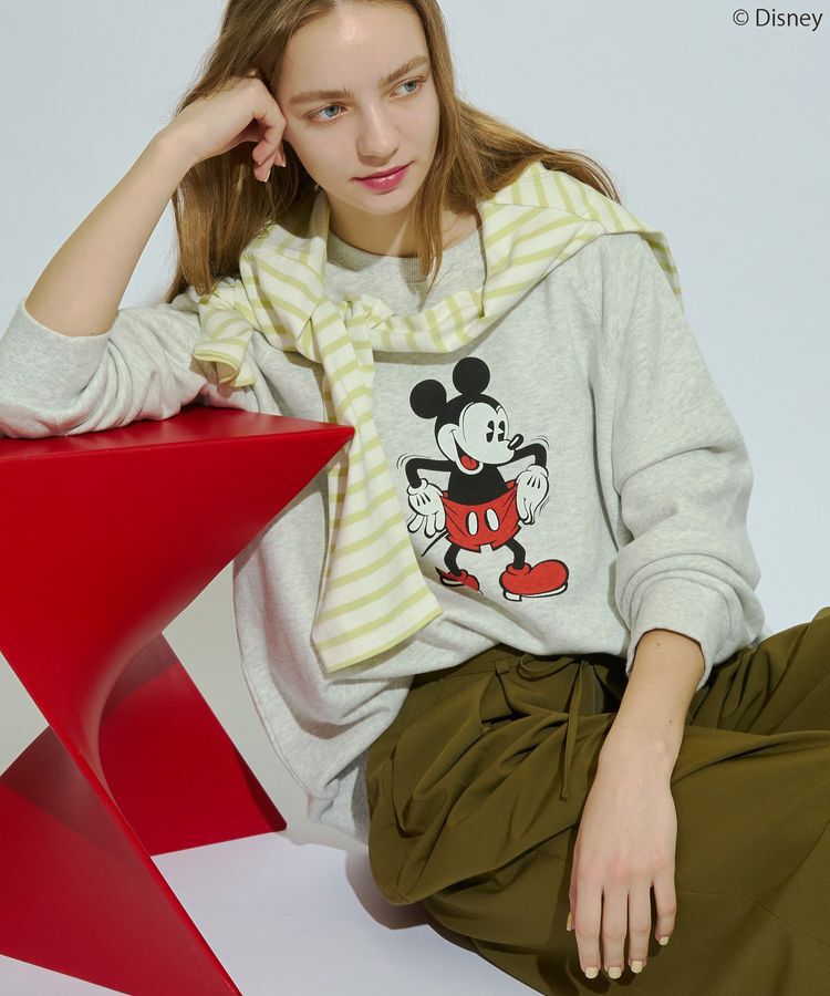 AMERICAN HOLIC「【Mickey&Friends】ビンテージ風スウェット」|スウェット・ジャージ|Light Gray Mixture