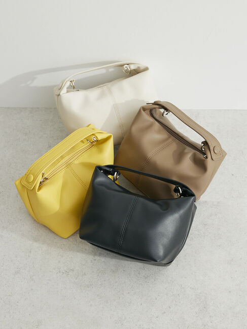  「・Cu-shut ワンハンドルミニボストンショルダー」|ハンドバッグ|