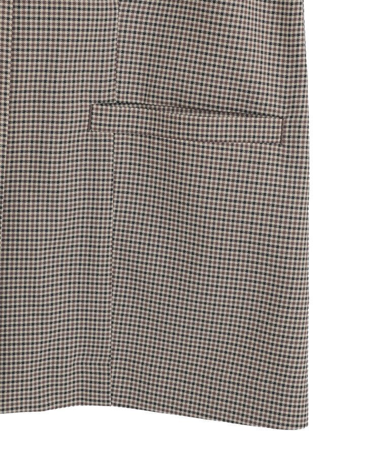 Green Parks「ノースリーブチェックジレ」|ベスト・ジレ|