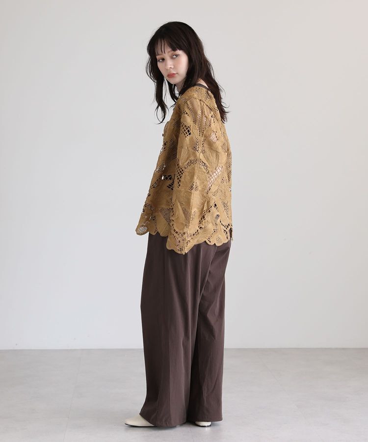 Green Parks「・ELENCARE DUE レーシーカーディガン」|カーディガン|