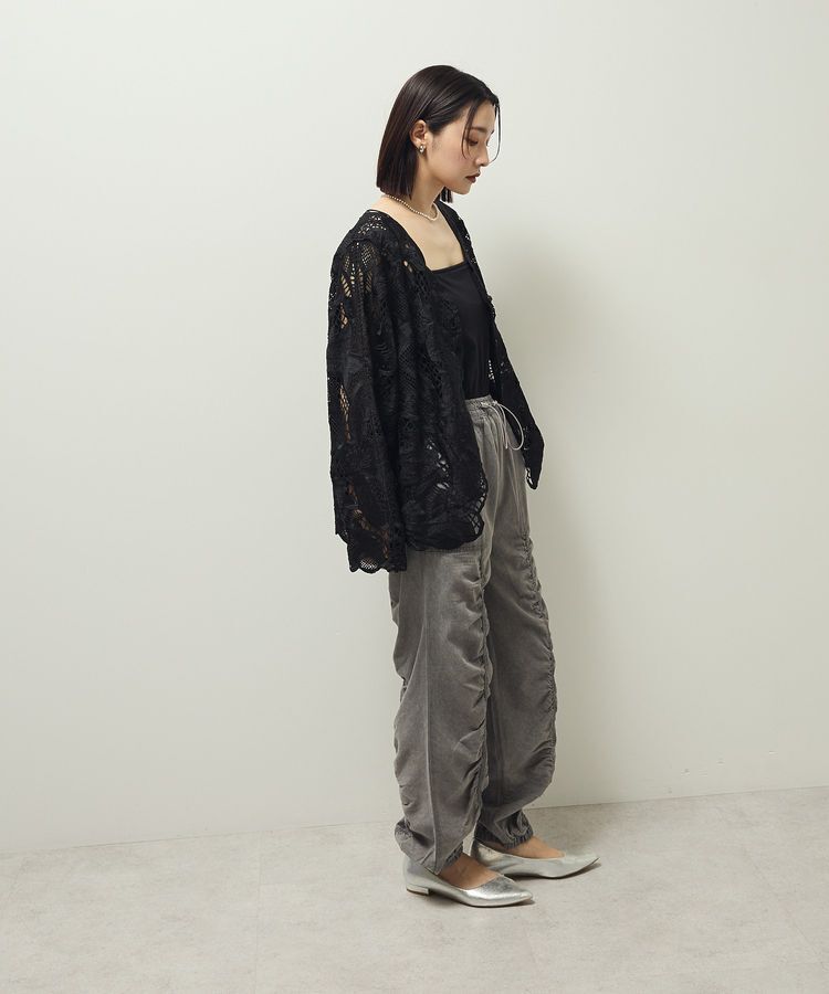 Green Parks「・ELENCARE DUE レーシーカーディガン」|カーディガン|