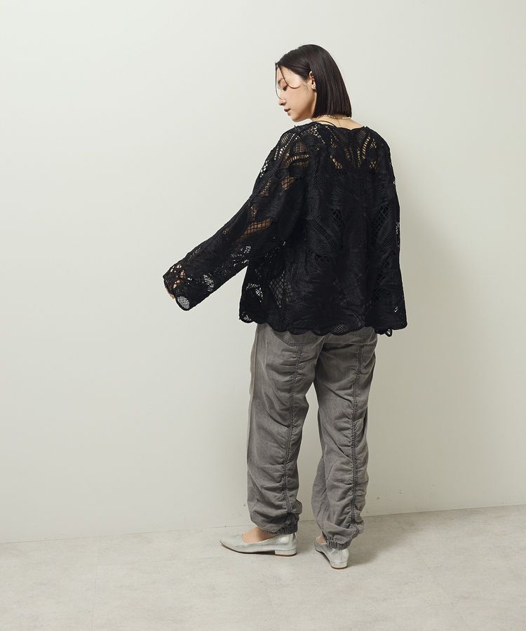 Green Parks「・ELENCARE DUE レーシーカーディガン」|カーディガン|