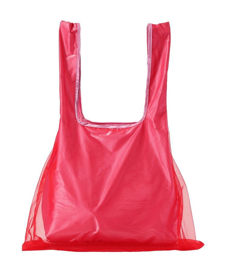 Green Parks「チュールレイヤードポケッタブルバッグ」|ショルダー・メッセンジャー|Pink