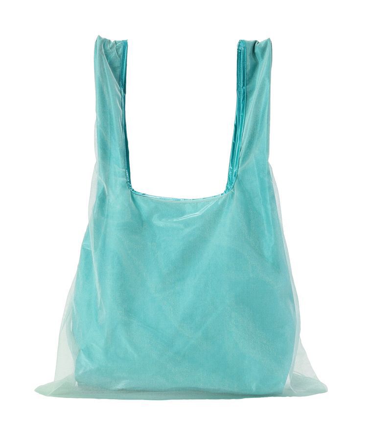 Green Parks「チュールレイヤードポケッタブルバッグ」|ショルダー・メッセンジャー|Turquoise Blue