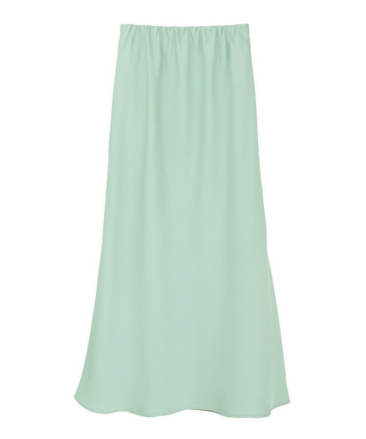 YECCA VECCA「サテンフレアスカート」|フレア|