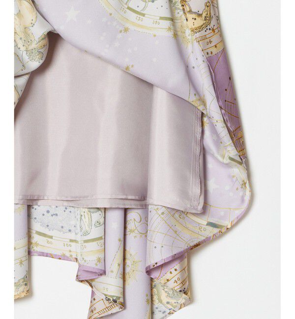 LOULOU WILLOUGHBY「【LOULOU WILLOUGHBY】ホロスコーププリントフレアスカート」|フレア|