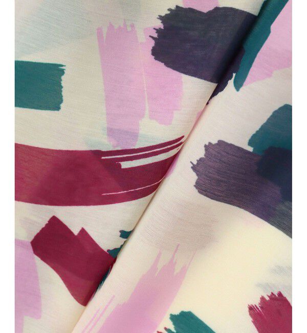 LOULOU WILLOUGHBY「【LOULOU WILLOUGHBY】ブラッシュプリントブラウス」|シャツ・ブラウス|