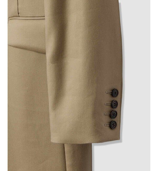 LOULOU WILLOUGHBY「【LOULOU WILLOUGHBY】ヴィスコースブレンドツイルチェスターコート」|ダッフルコート|