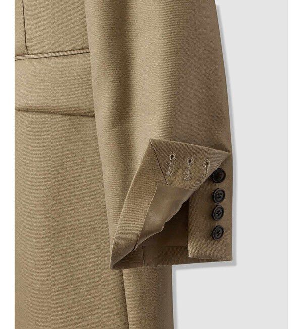 LOULOU WILLOUGHBY「【LOULOU WILLOUGHBY】ヴィスコースブレンドツイルチェスターコート」|ダッフルコート|