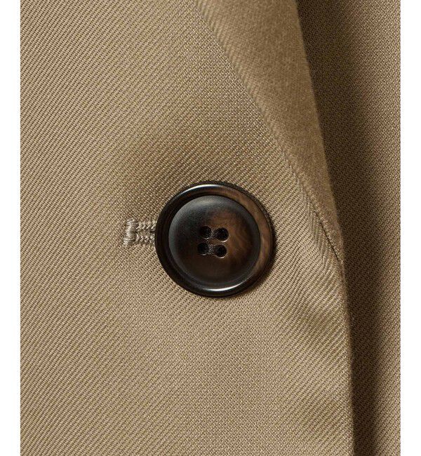 LOULOU WILLOUGHBY「【LOULOU WILLOUGHBY】ヴィスコースブレンドツイルチェスターコート」|ダッフルコート|