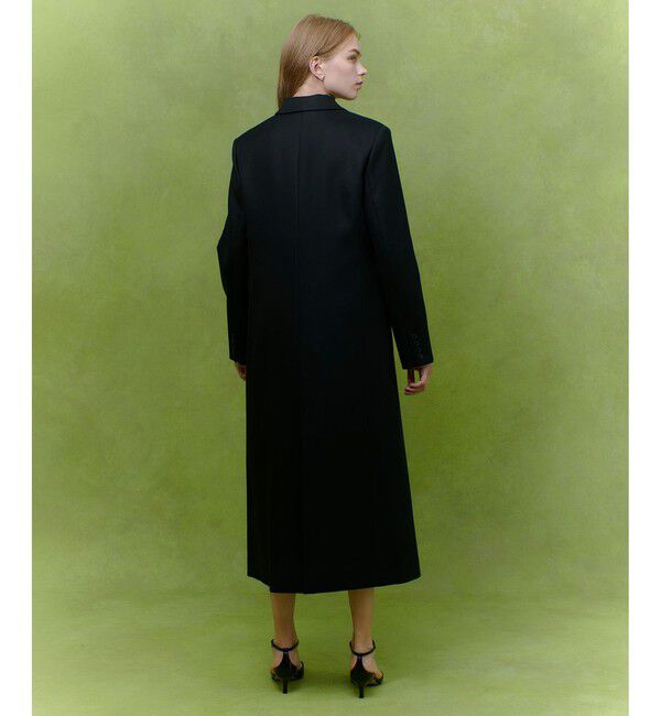 LOULOU WILLOUGHBY「【LOULOU WILLOUGHBY】ヴィスコースブレンドツイルチェスターコート」|ダッフルコート|