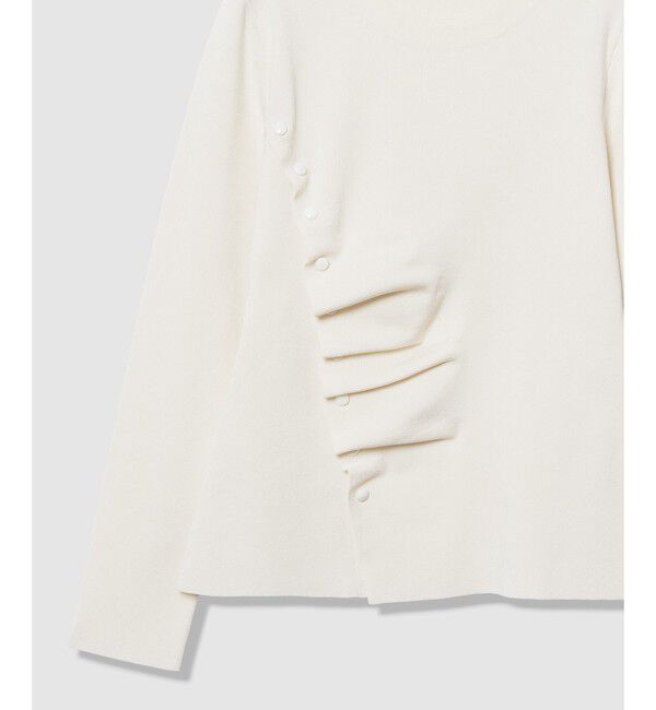 LOULOU WILLOUGHBY「【LOULOU WILLOUGHBY】ドレープアシメプルオーバー」|ニット・セーター|