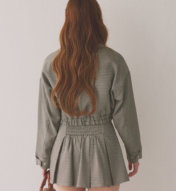  「サイドベルトプリーツスカート」|スカート|