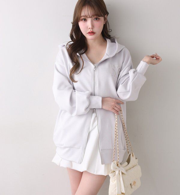  「ロゴグリッターパーカー」|プルオーバー|