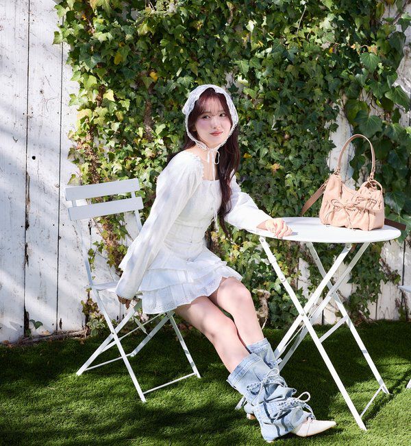  「【Denim Collection】ティアードミニワンピ」|ワンピース|