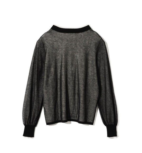 MIDIUMISOLID「MIDIUMISOLID for Ladies シアーレイヤードクルーネックプルオーバー」|Tシャツ・カットソー|