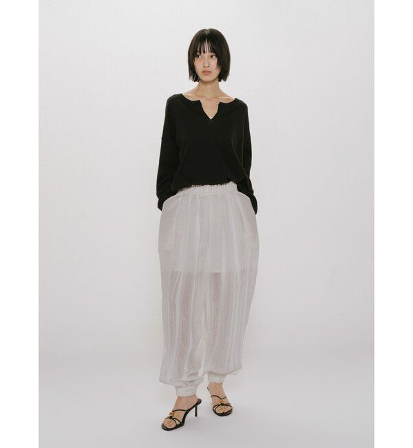 MIDIUMISOLID「MIDIUMISOLID for Ladies レースバルーンイージーパンツ」|その他|