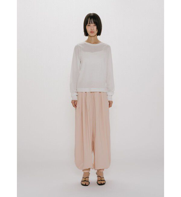 MIDIUMISOLID「MIDIUMISOLID for Ladies レイヤードライクプルオーバー」|Tシャツ・カットソー|