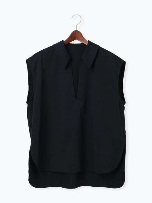 Te chichi「フィブリルスキッパーノースリーブシャツ」|シャツ・ブラウス|