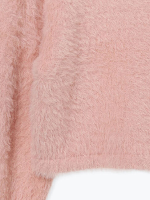 Te chichi TERRASSE「金釦フェザーニットカーディガン」|カーディガン|