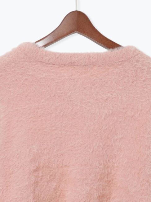 Te chichi TERRASSE「金釦フェザーニットカーディガン」|カーディガン|