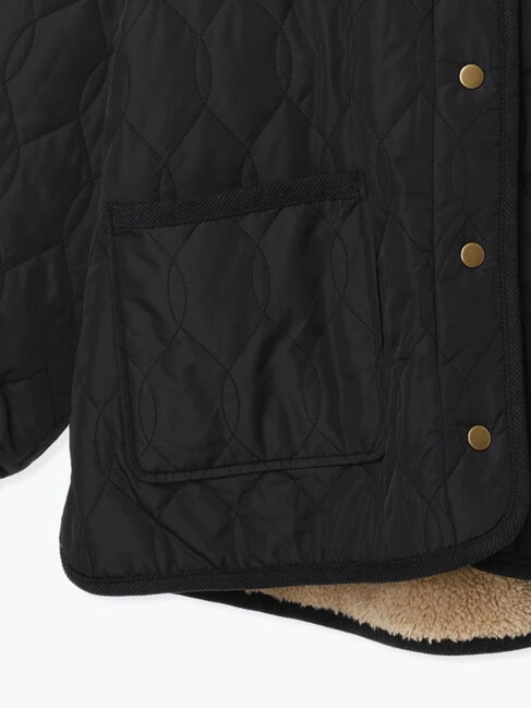 Samansa Mos2「リバーシブルボアブルゾン」|ブルゾン・スタジャン|