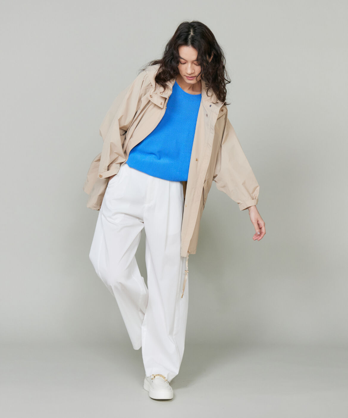 INED「モッズコート SUMMER ANORAK《WOOLRICH》」|ピーコート|