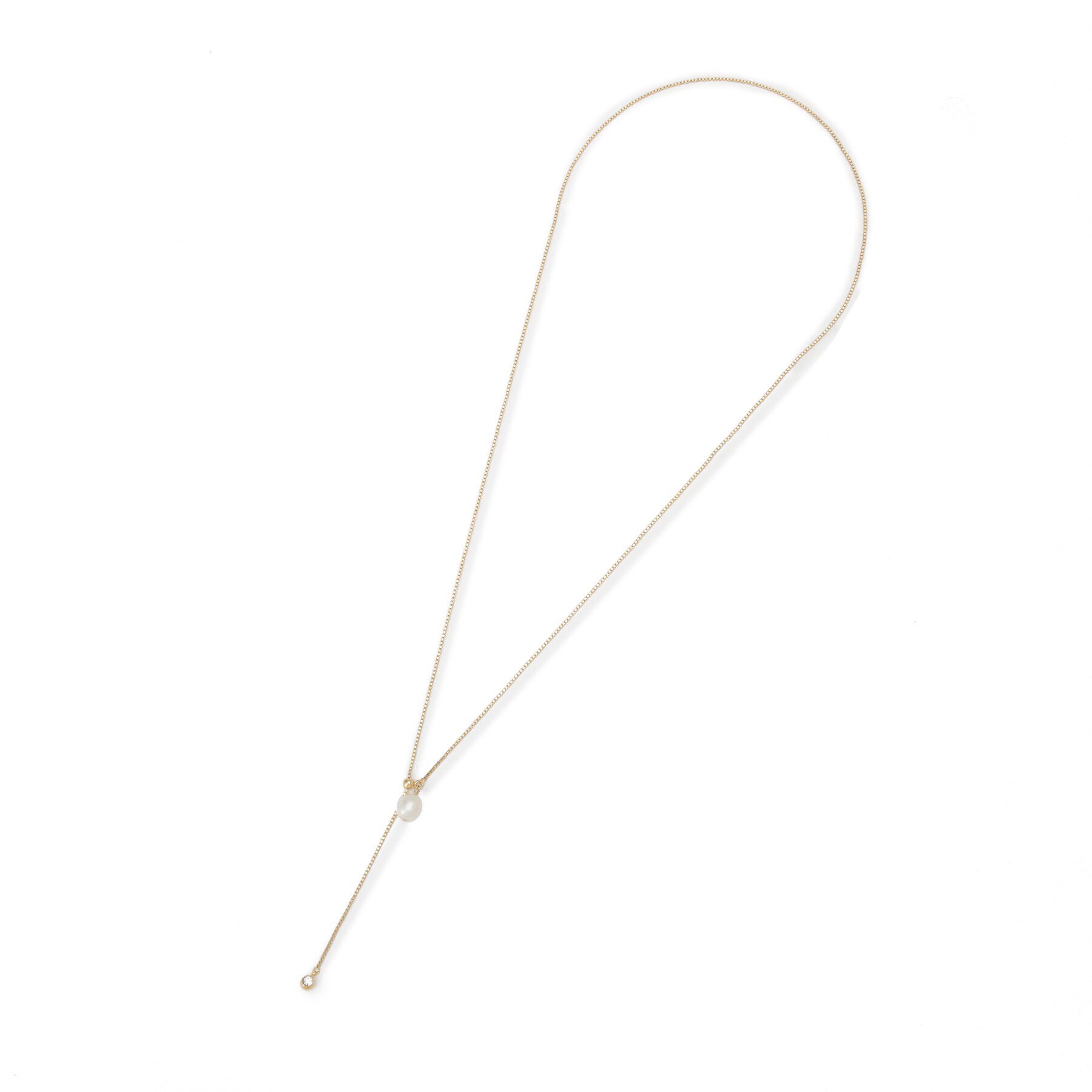 UNTITLED「Yラインネックレス」|ネックレス|