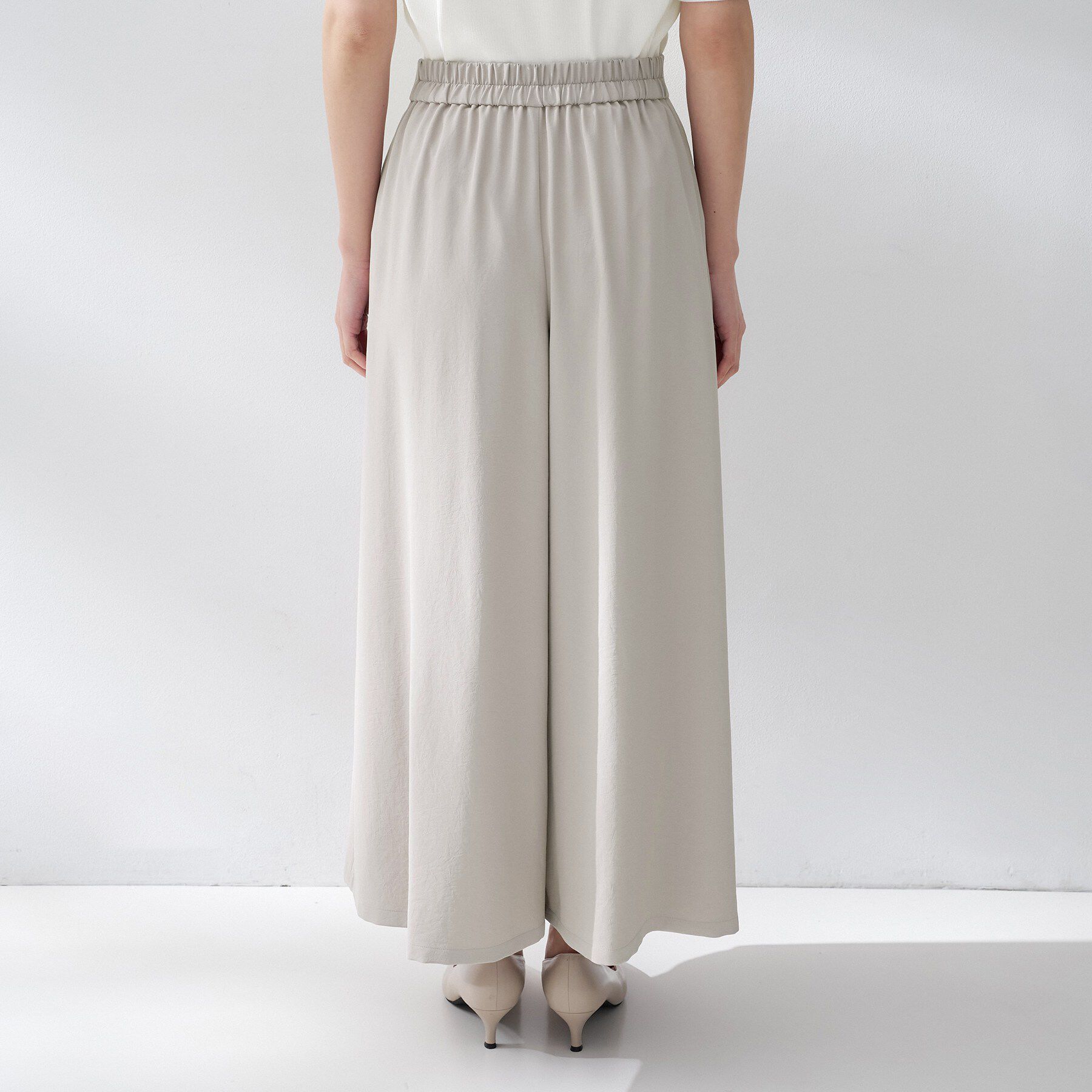 UNTITLED「【夏の名品セットアップが今年も登場！/はっ水/遮熱】リラクミスト ガウチョパンツ」|その他|