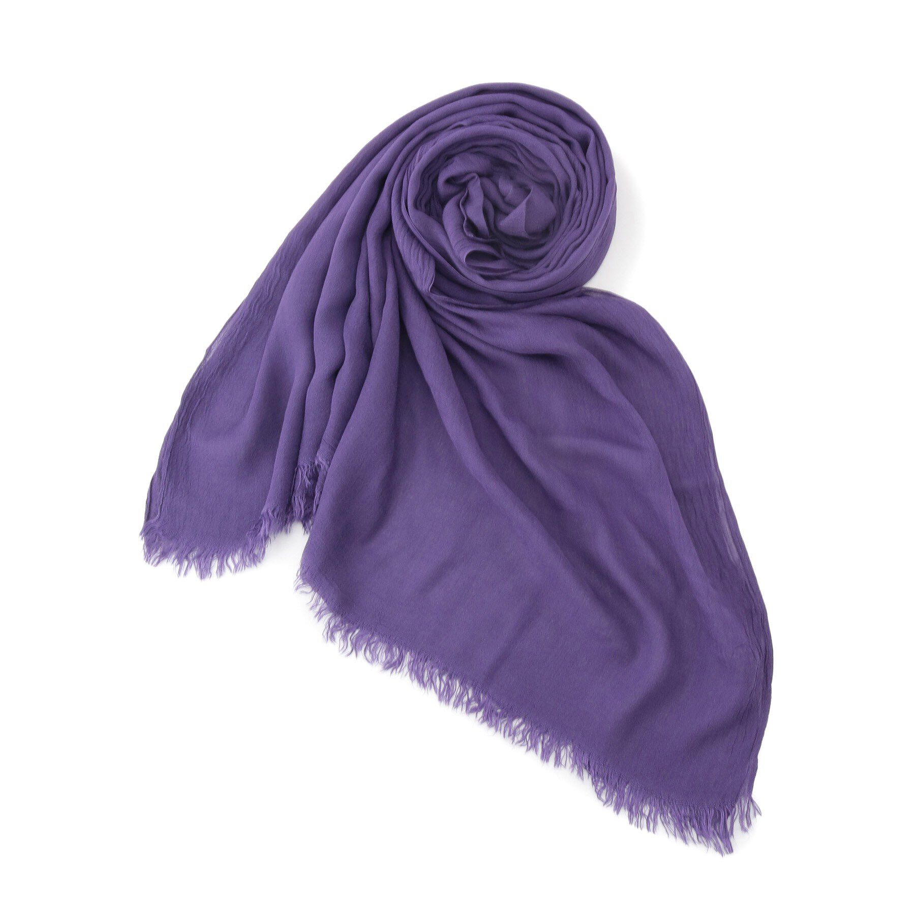 Reflect「レーヨンカラーストール」|ストール|パープル(083)