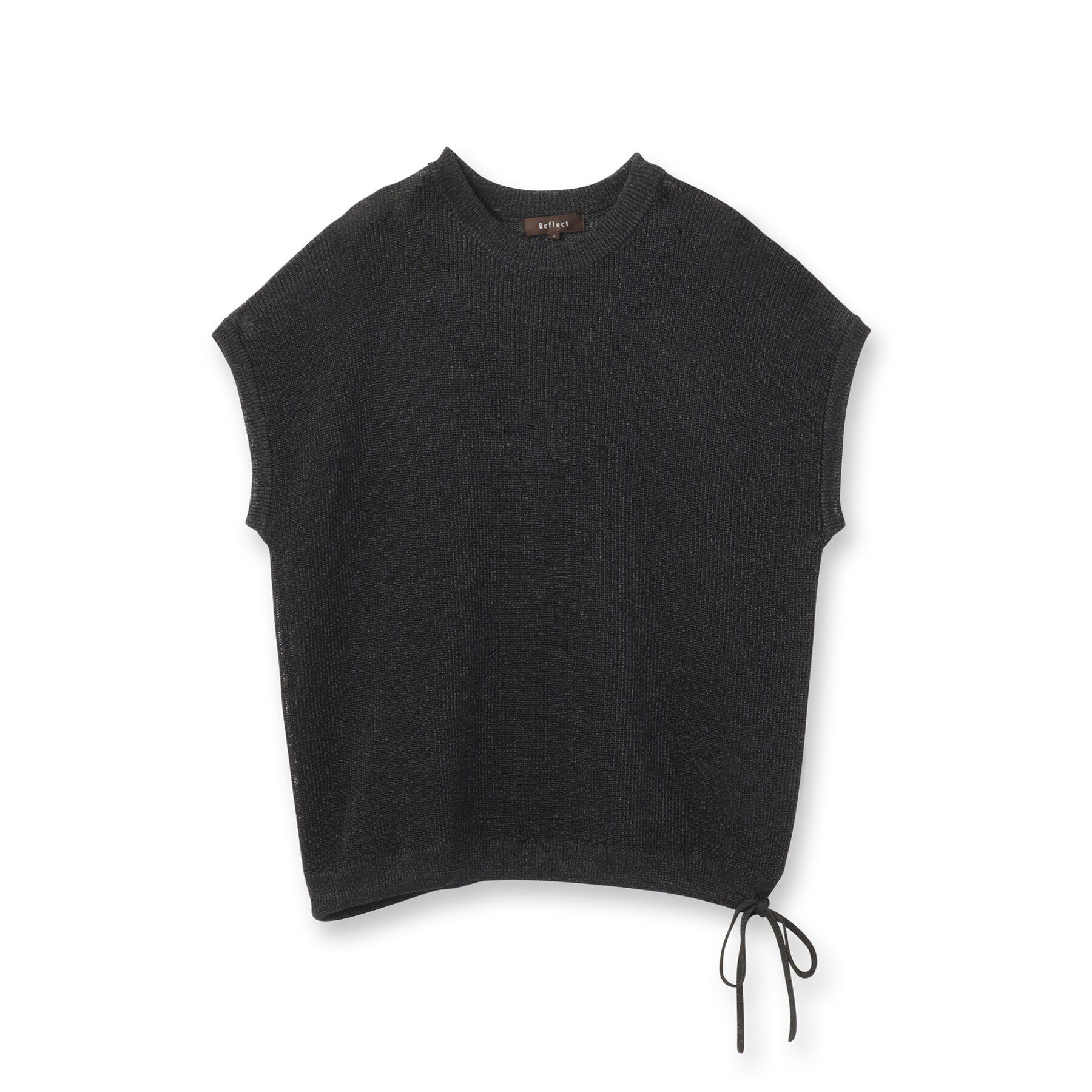 Reflect「【レイヤードにおすすめ◎】畦編みフレンチスリーブトップス」|ニット・セーター|