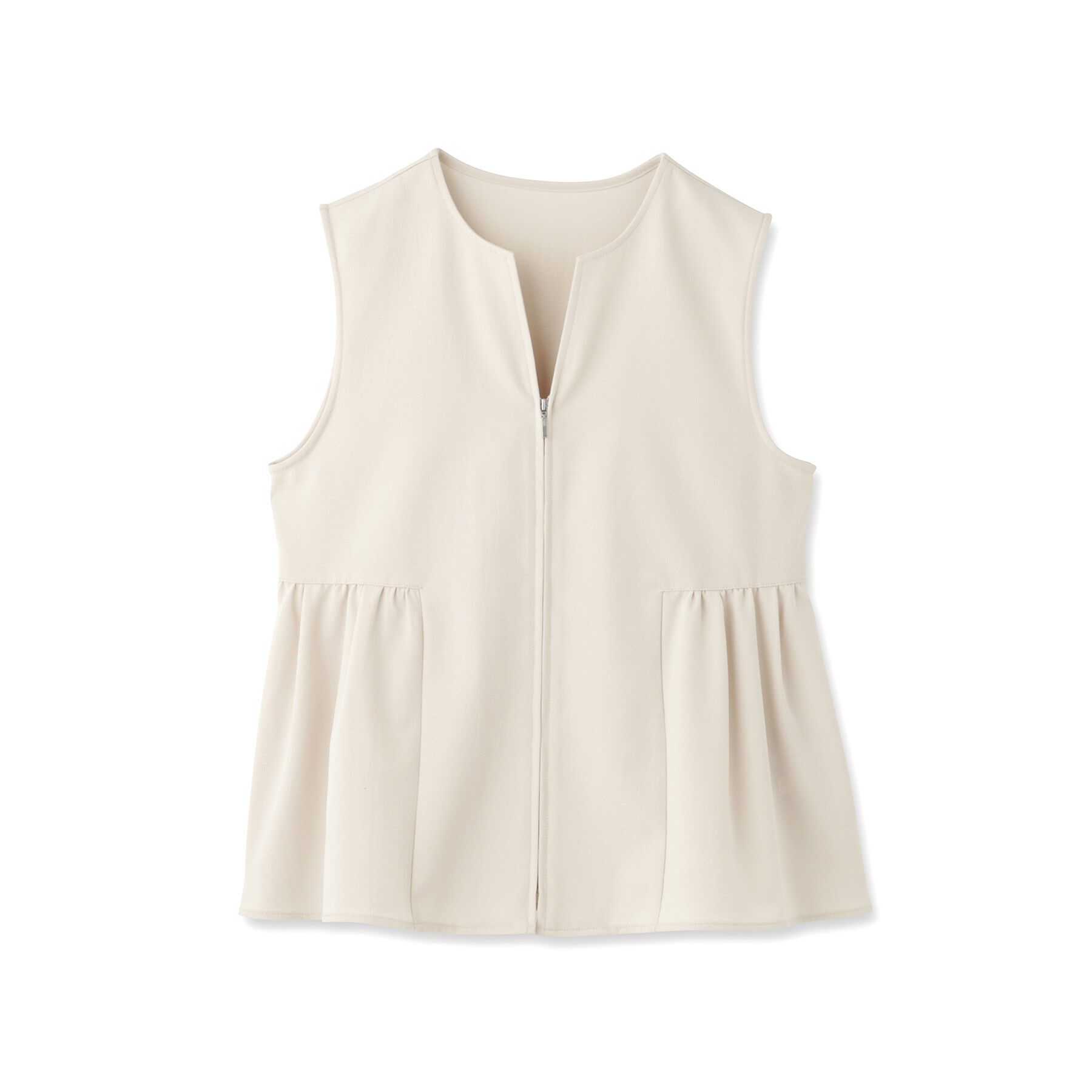 Reflect「【単品使い◎】ペプラムベスト＋リラクシーパンツセット」|スーツ|