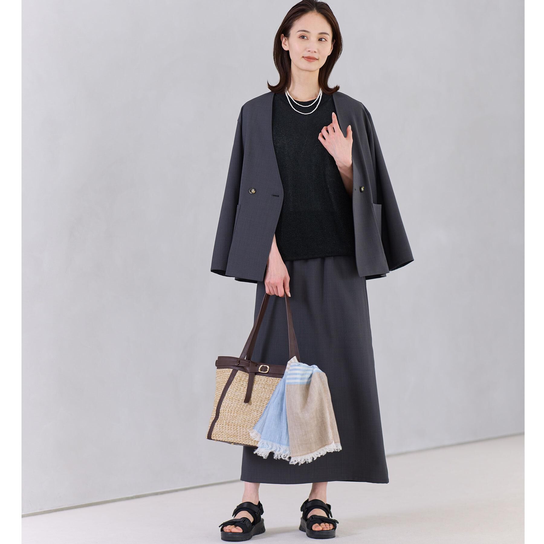 Reflect「【単品使い◎】ジャケット＋ナロースカートセット」|スーツ|