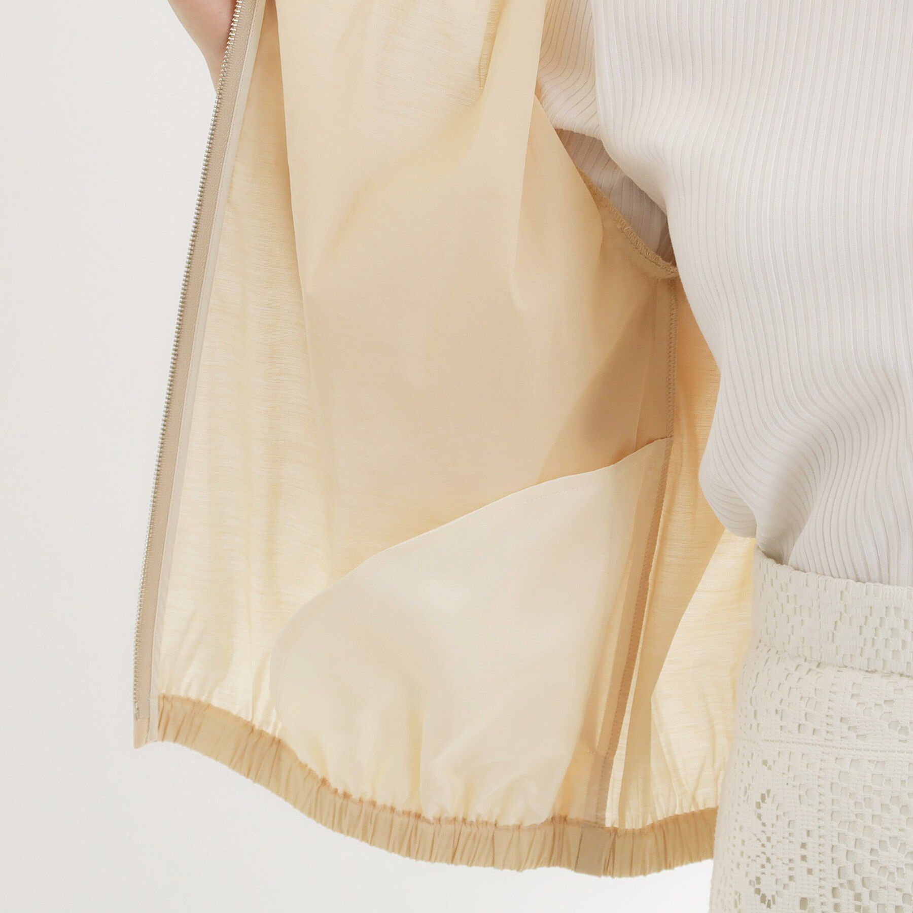 Reflect「フロントファスナーシアーブルゾン」|ブルゾン・スタジャン|