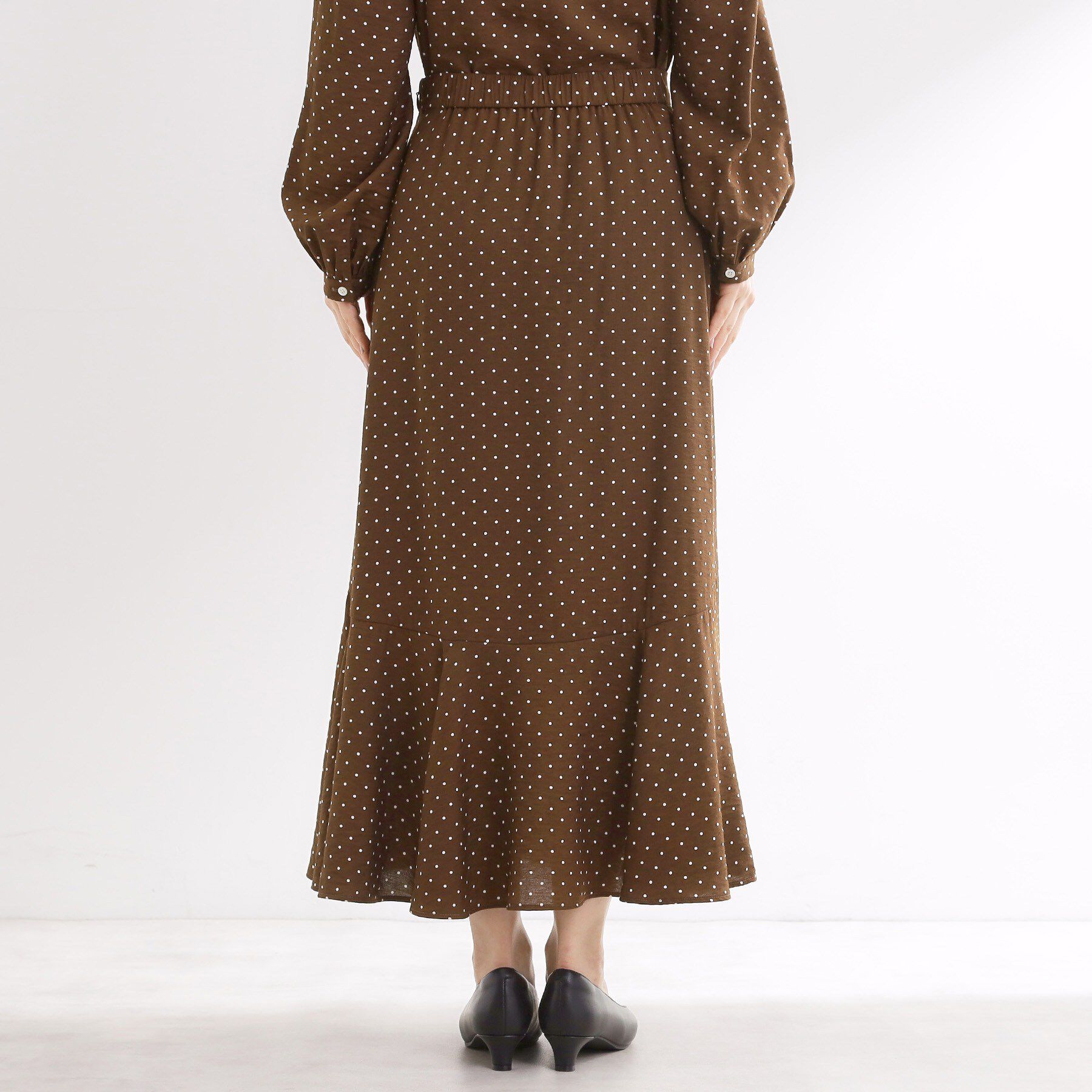 Reflect「【セットアップ可】ドット柄ワッシャースカート」|スカート|