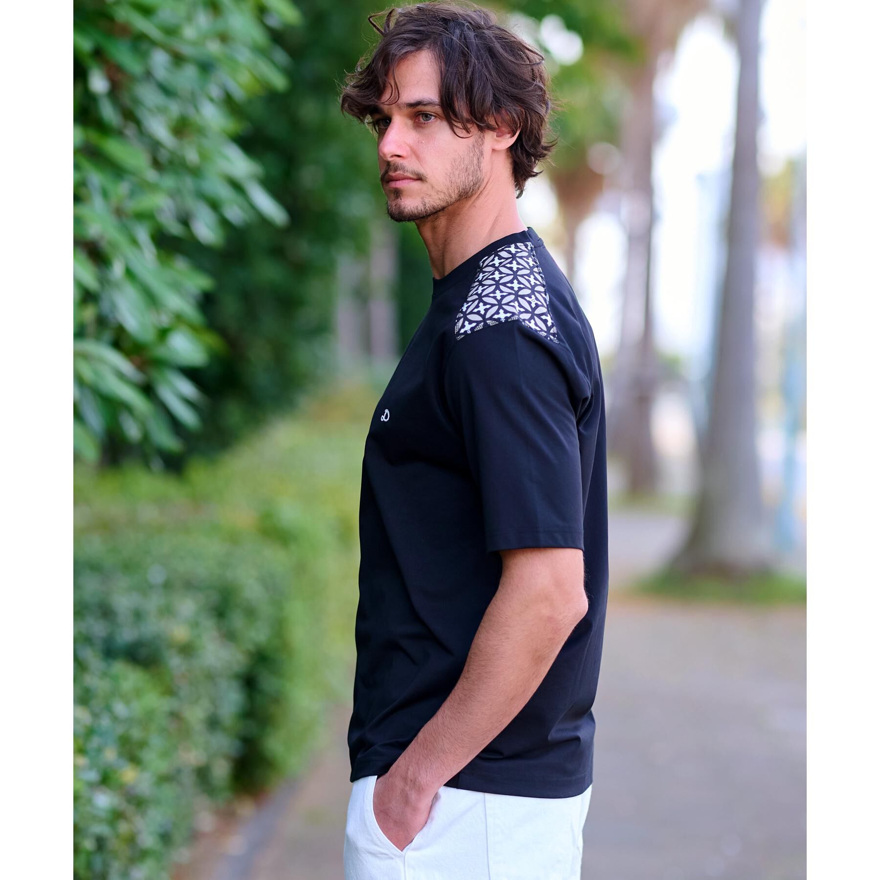 DRESSTERIOR「【接触冷感/UVカット】BACK BREEZE TECH ハーフスリーブTシャツ」|Tシャツ・カットソー|