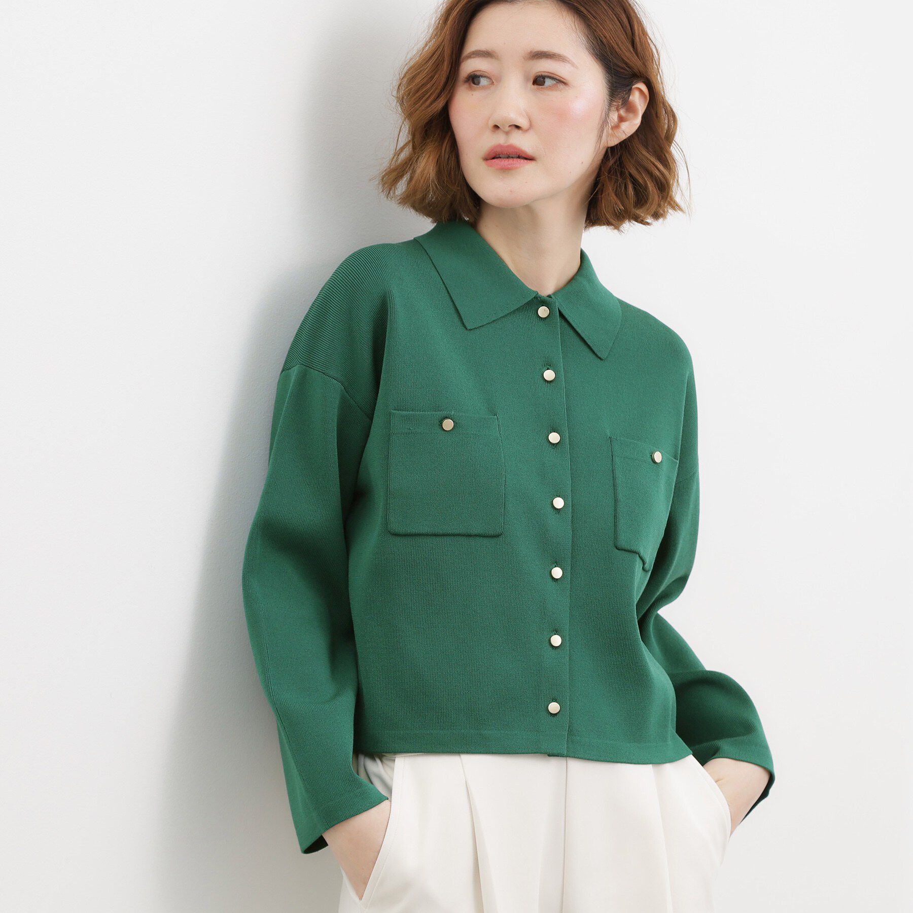 grove「一枚でも羽織でも！大人のTOPS風カーディガン」|カーディガン|