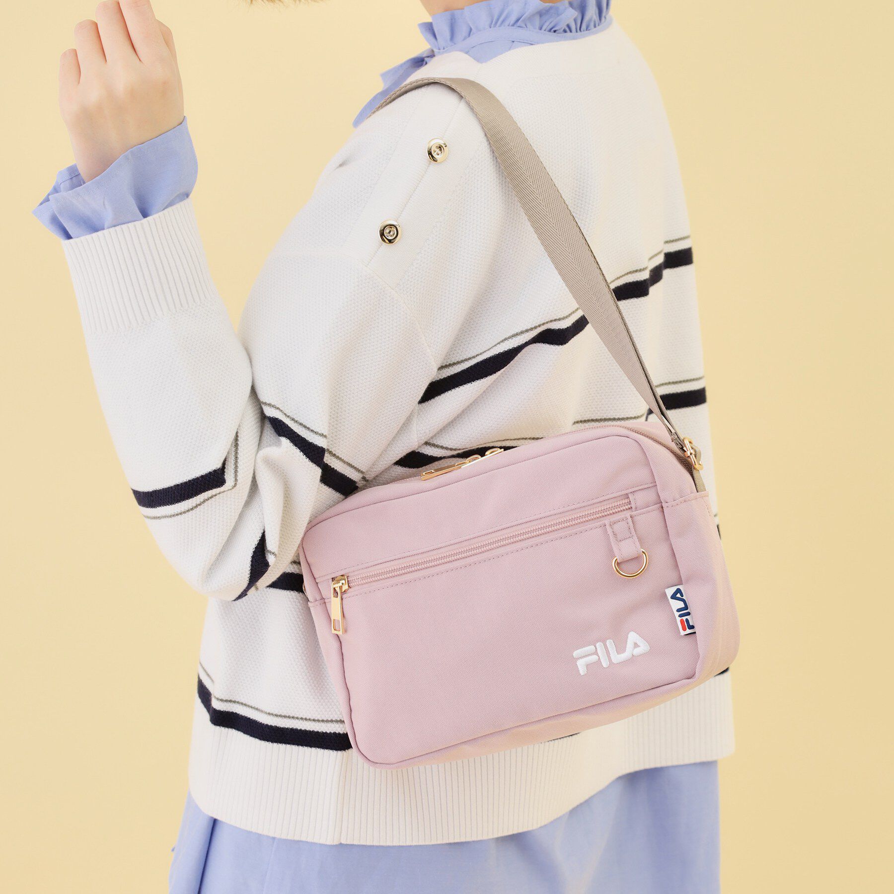 grove「【FILA別注】撥水ショルダー」|ショルダー・メッセンジャー|ピンク(070)