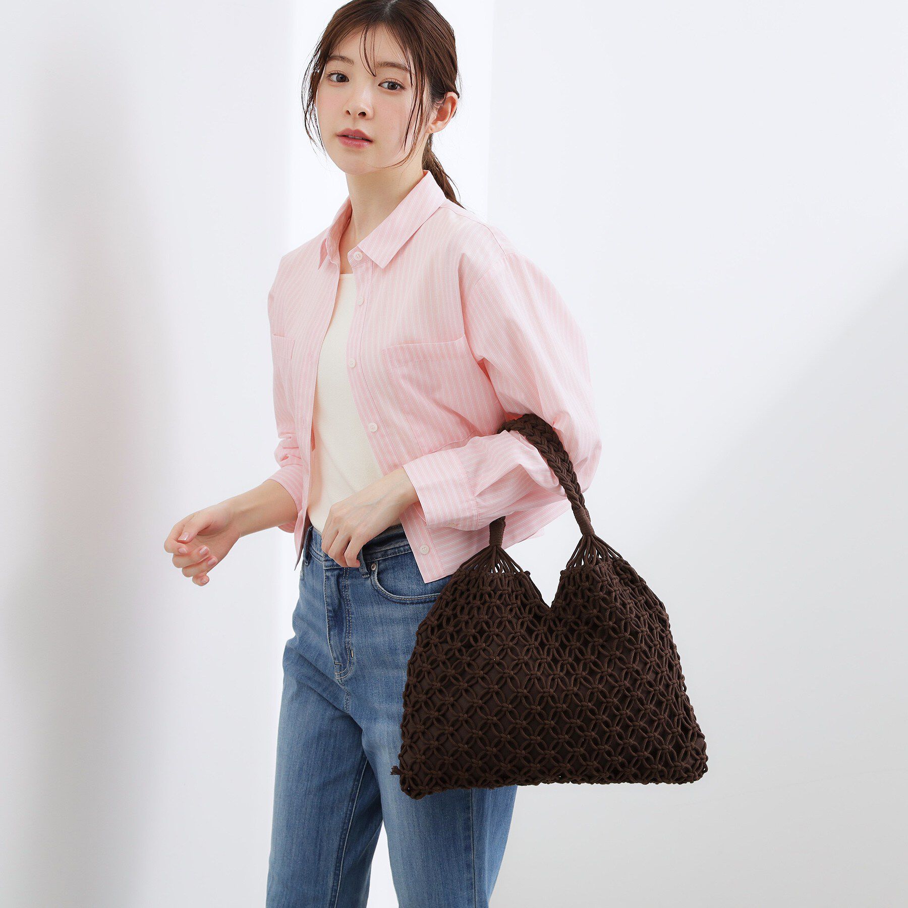 grove「マクラメトート」|トートバッグ|