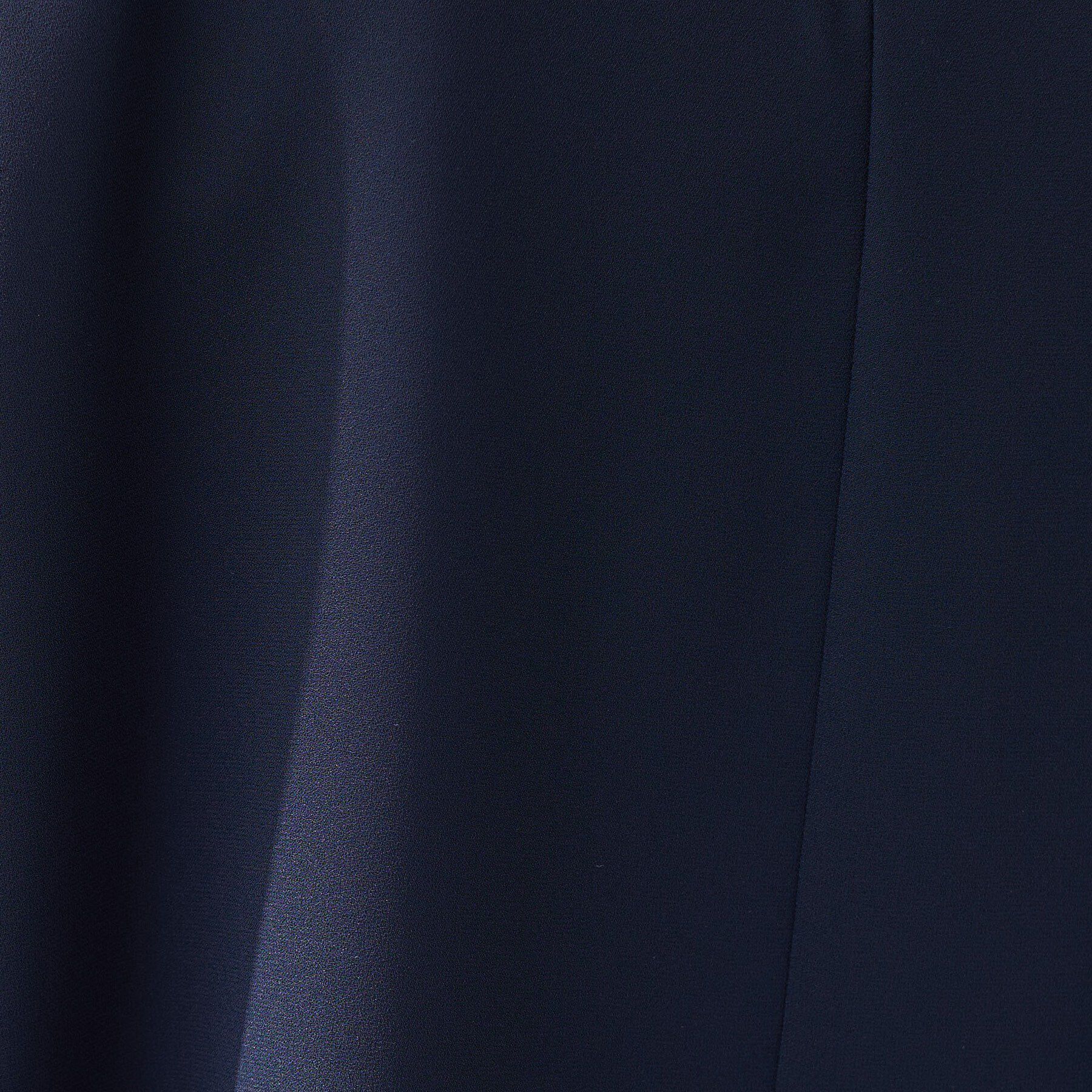 INDIVI「【洗える／UVケア】ストライプ柄＆無地 ボウタイ風 半袖ブラウス」|シャツ・ブラウス|